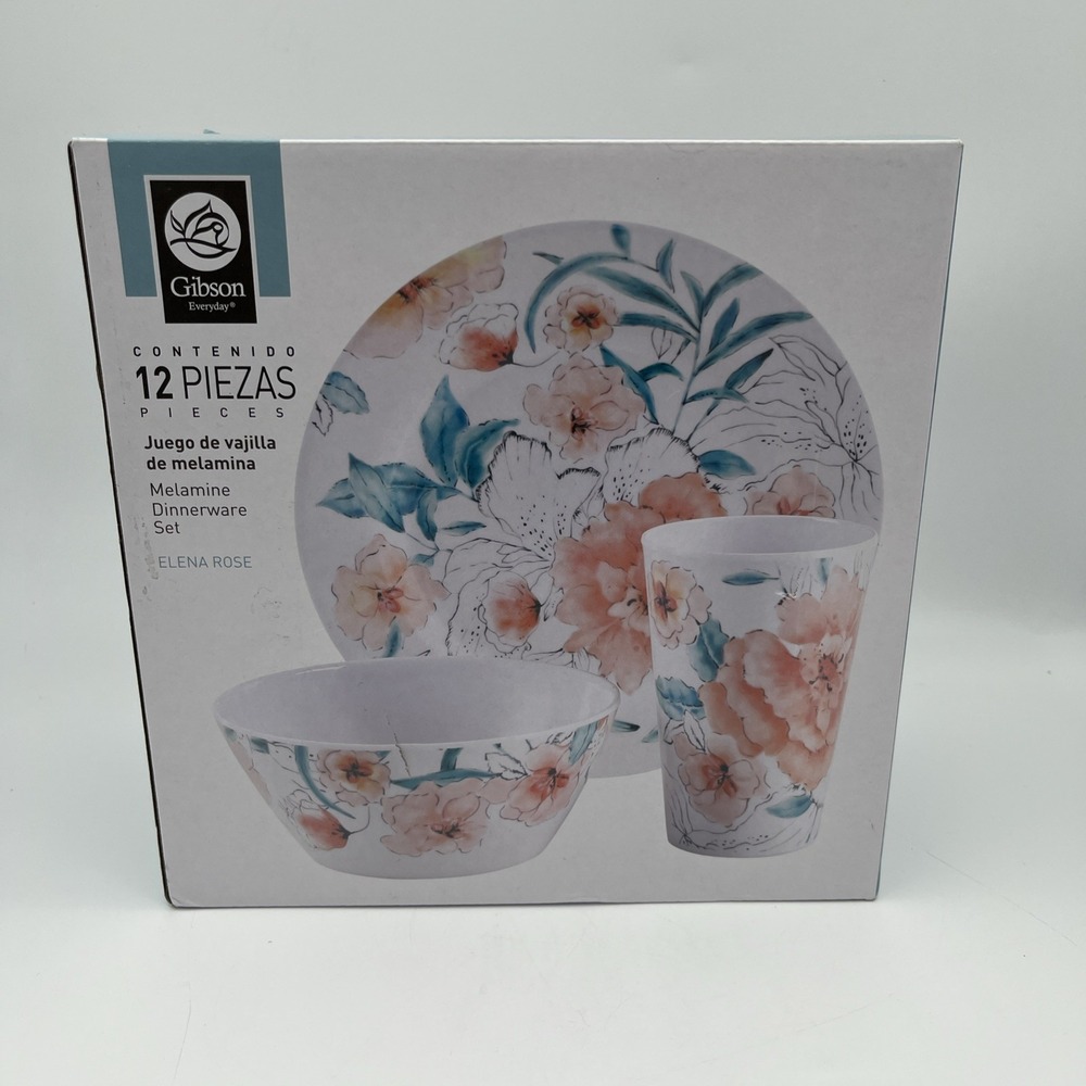Gibson‎ melamine Dinnerware Set